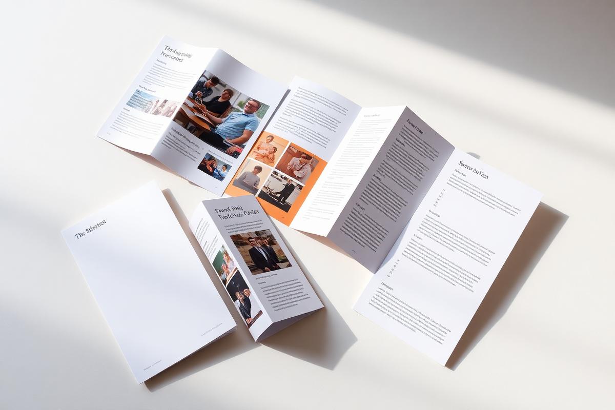 Pamphlets & brochures printing example