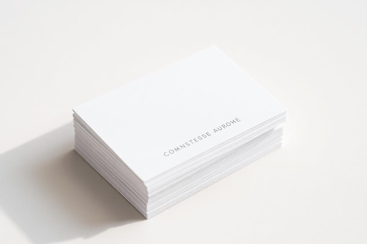 Business cards printing example